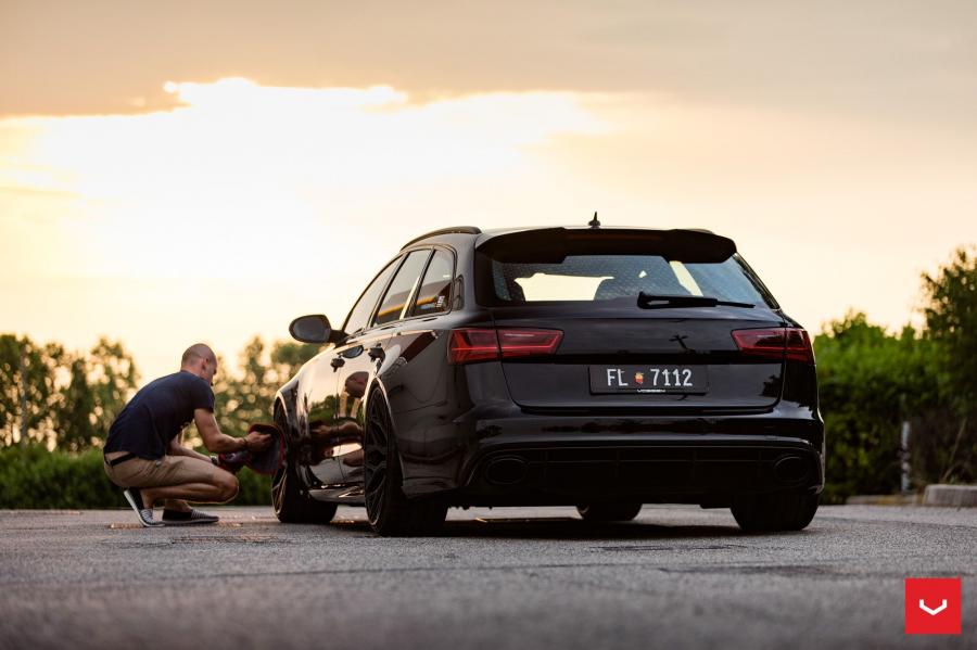  Audi RS6 Avant on Vossen Wheels (HF-2) 2019 года  (фото 20 из 20)